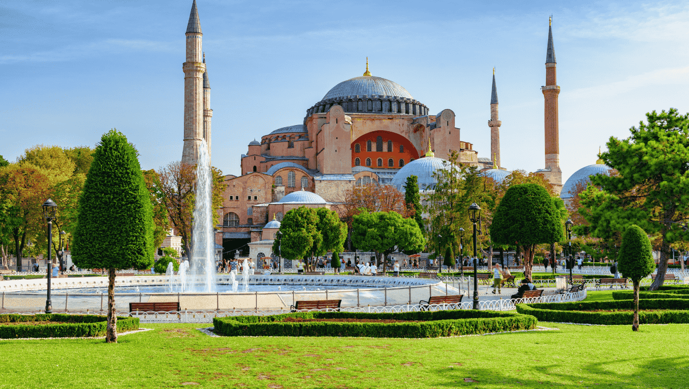 Hagia Sophia Interior Gallery Visit